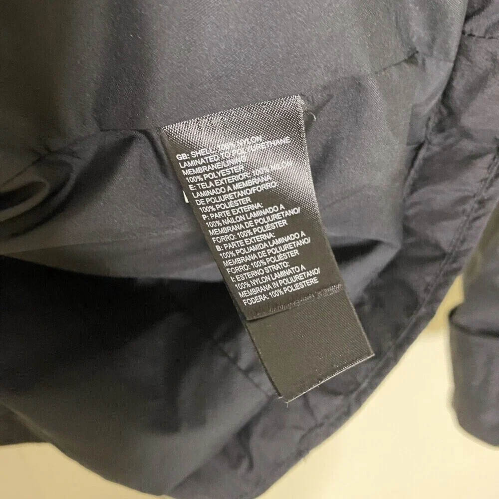 THE NORTH FACE CITY RAIN TRENCH Coat JACKET Belted WOMENs XS Black Nylon No Hood